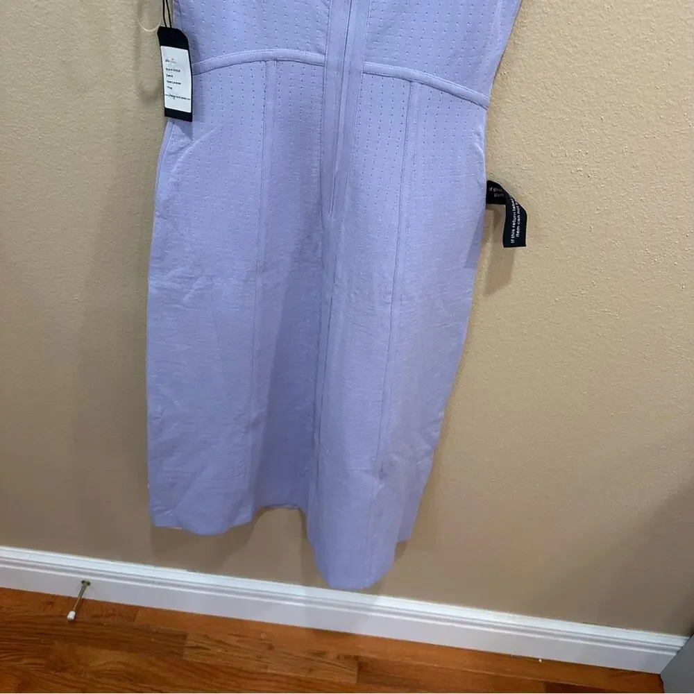 NWT mariam anna barska Purple Lavender Sexy Bodycon Maxi Dress Medium